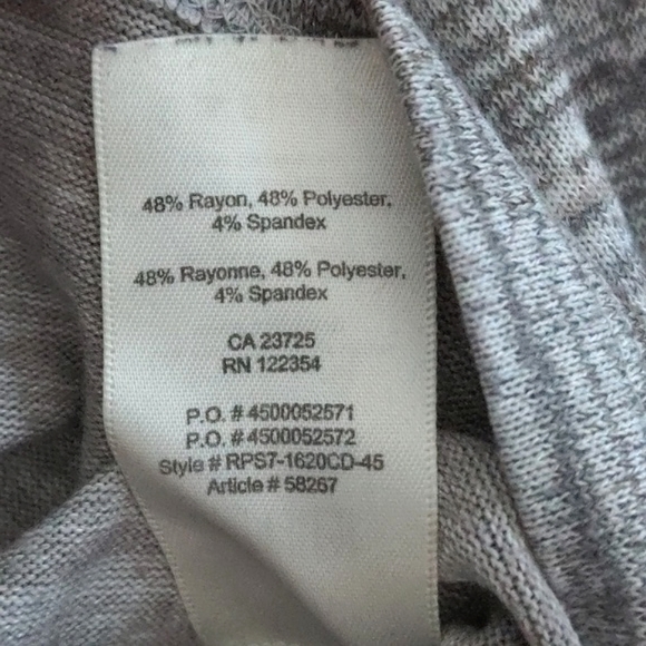 Aritzia Wilfred Free Georgia Cropped T-shirt, Grey, Womens Size Medium - Picture 8 of 8